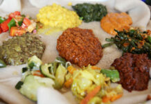 Vegan Ethiopian Berbere Lasagna with Injera Béchamel