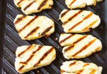 Grilled Halloumi Skewers with RoboFood Al Faham Glaze
