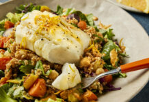 Smoky Harissa & Al Faham Grilled Octopus with Preserved Lemon