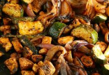 Smoky Roasted Veggie Mezze with Pomegranate Glaze