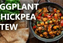 Yemeni Spiced Chickpea & Spinach Stew with RoboFood Hawaij