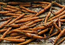 Smoky Roasted Carrot & Harissa Bowl with Pomegranate Glaze