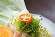 Seaweed Ceviche with Hawaij & Mango