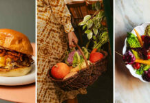 Miso-Bzar Roasted Veggie Tart with Tahini Drizzle