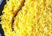 Persian Rose & Saffron Chicken with Advieh Rice