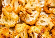 Smoky Harissa & Pomegranate Roasted Cauliflower with Al Faham